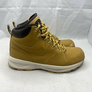 Nike Manoa GS ACG Nubuck Hking Boots Wheat 472648-700 Youth 6.5Y